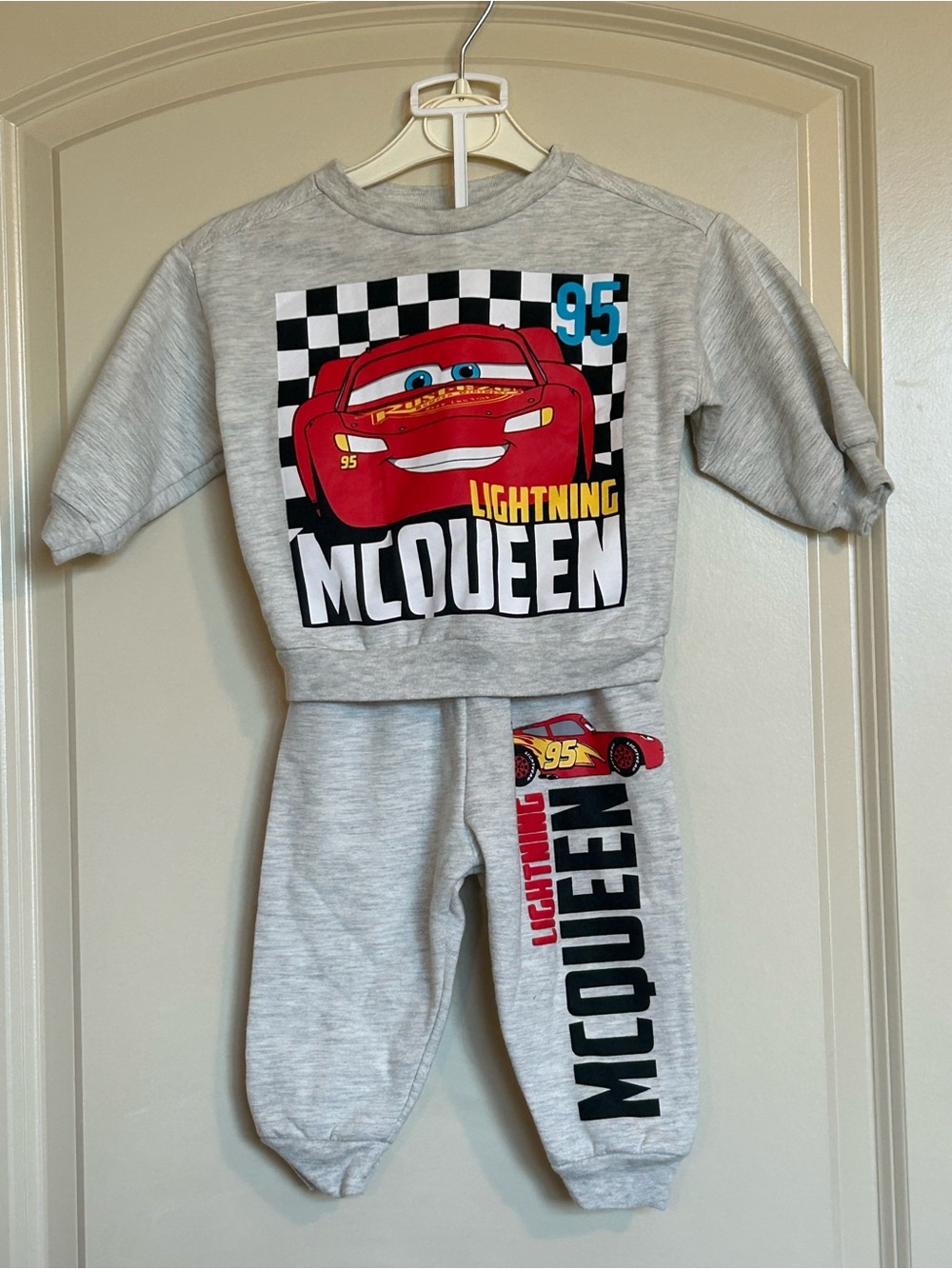 12M Disney Lightening McQueen 2 Piece Set